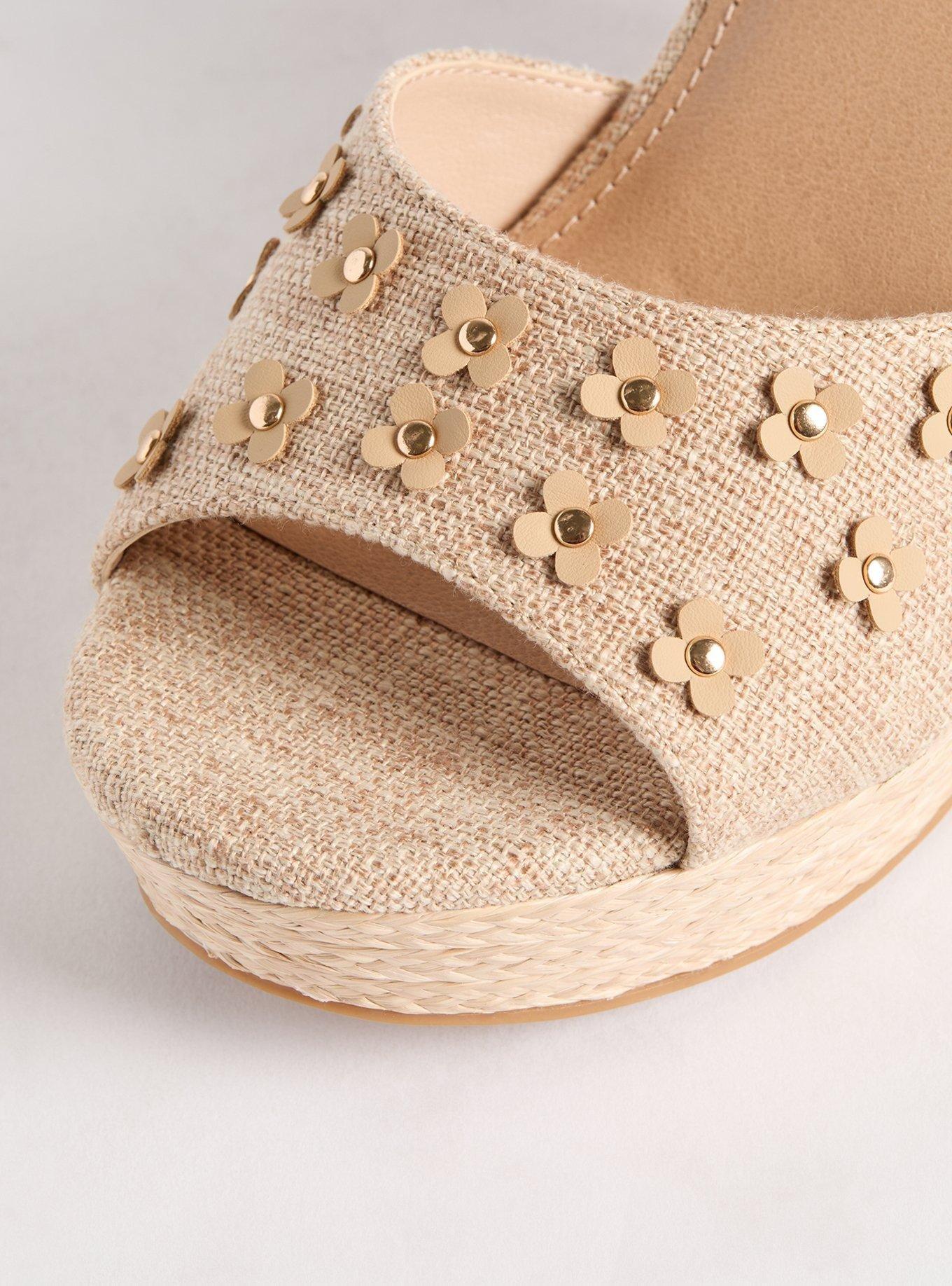 Floral Espadrille Wedge (WW)