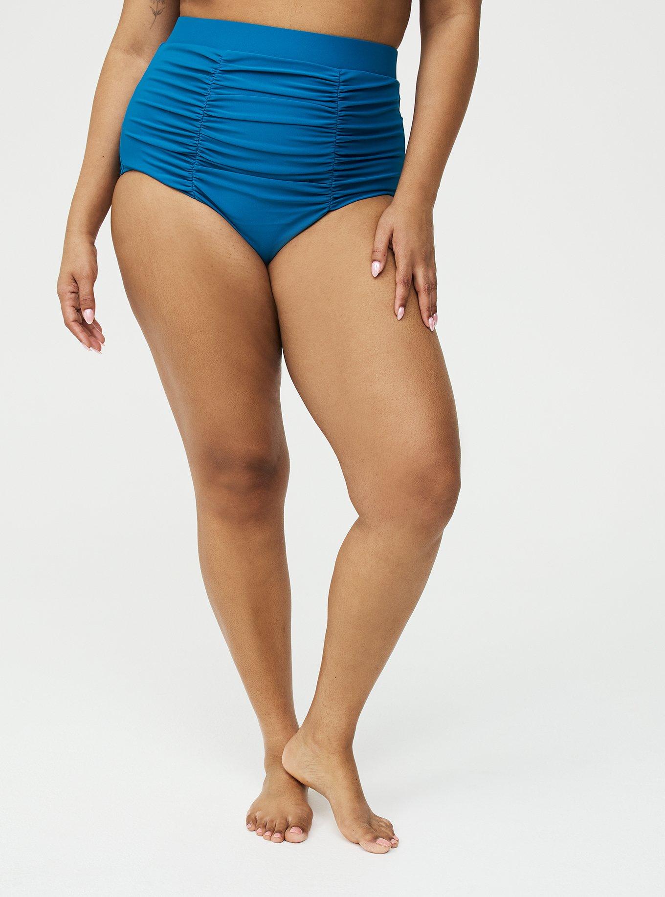 Ultra High-Rise Ruched Swim Bottom, COSMO SWIM, alternate
