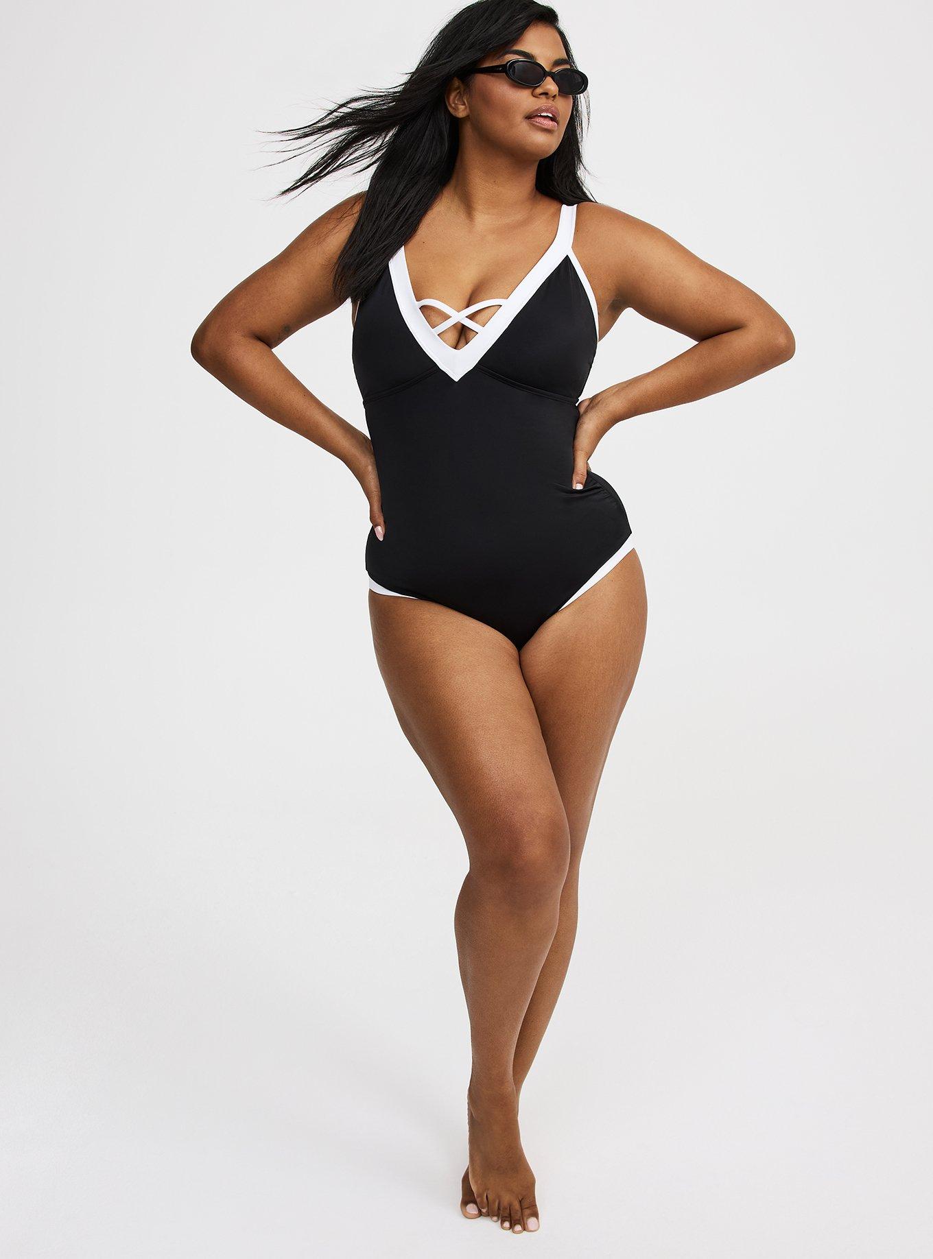 Wire-Free Strappy Cheeky One Piece Swimsuit