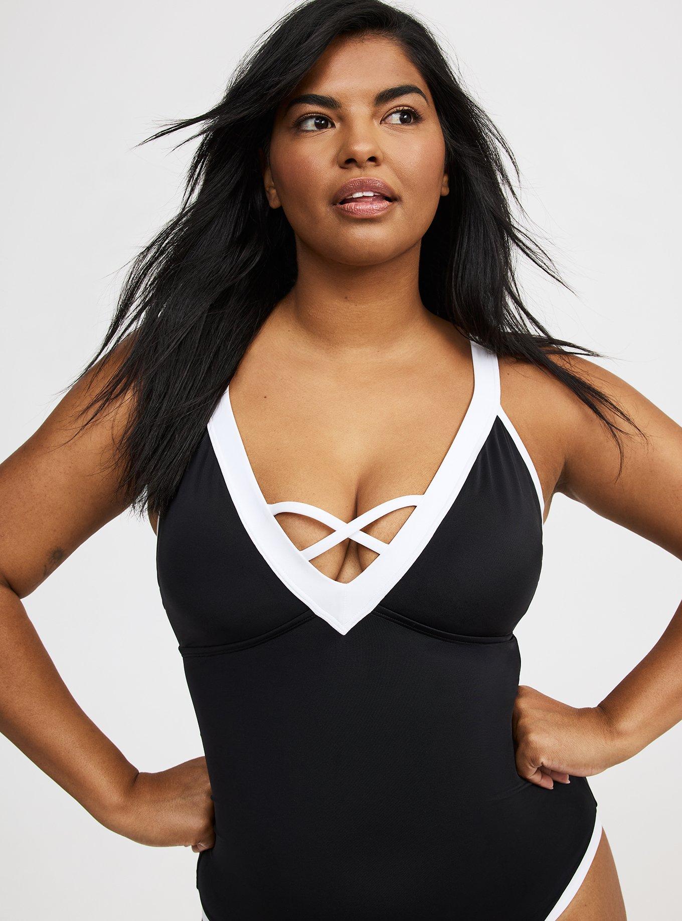 Wire-Free Strappy Cheeky One Piece Swimsuit