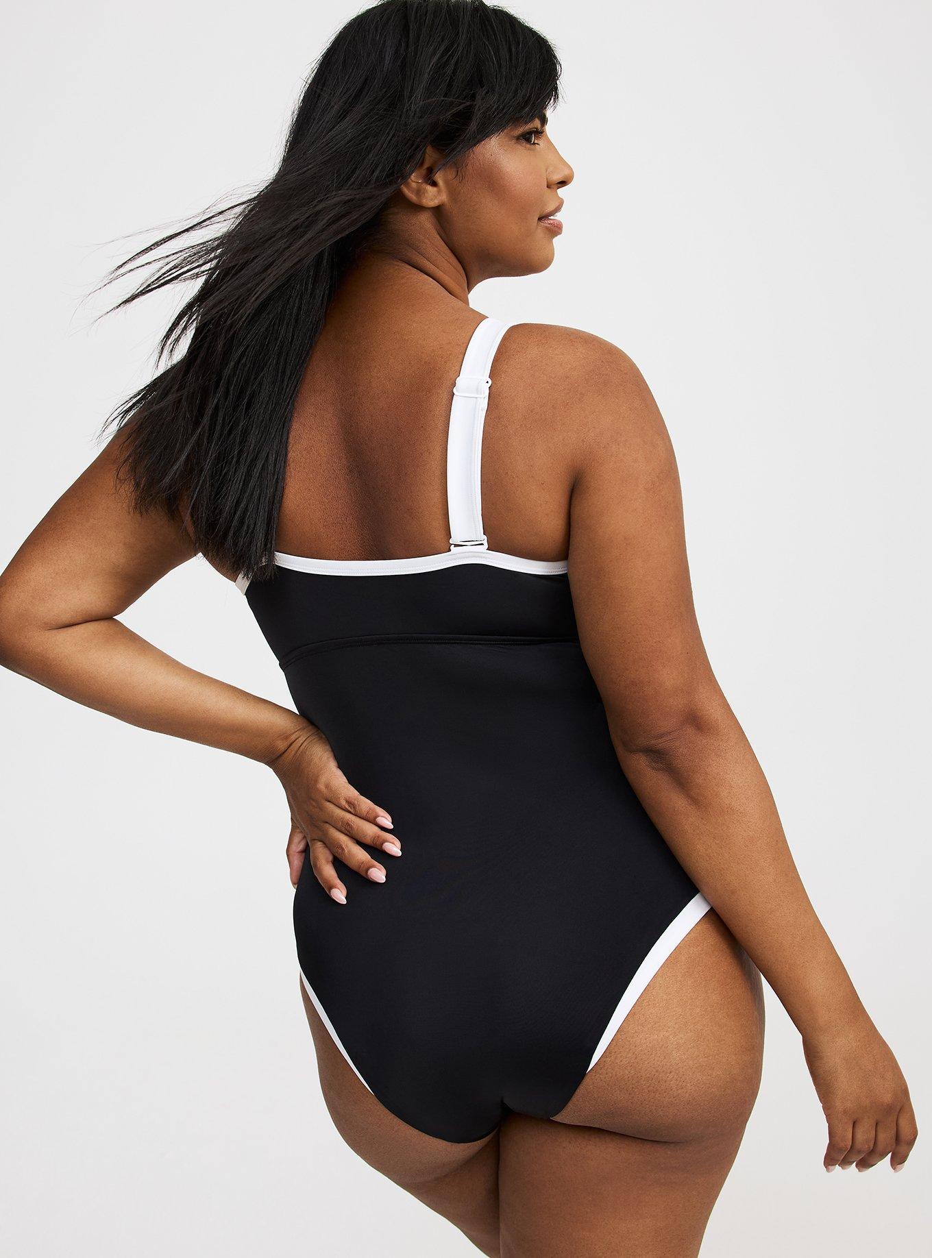 Wire-Free Strappy Cheeky One Piece Swimsuit