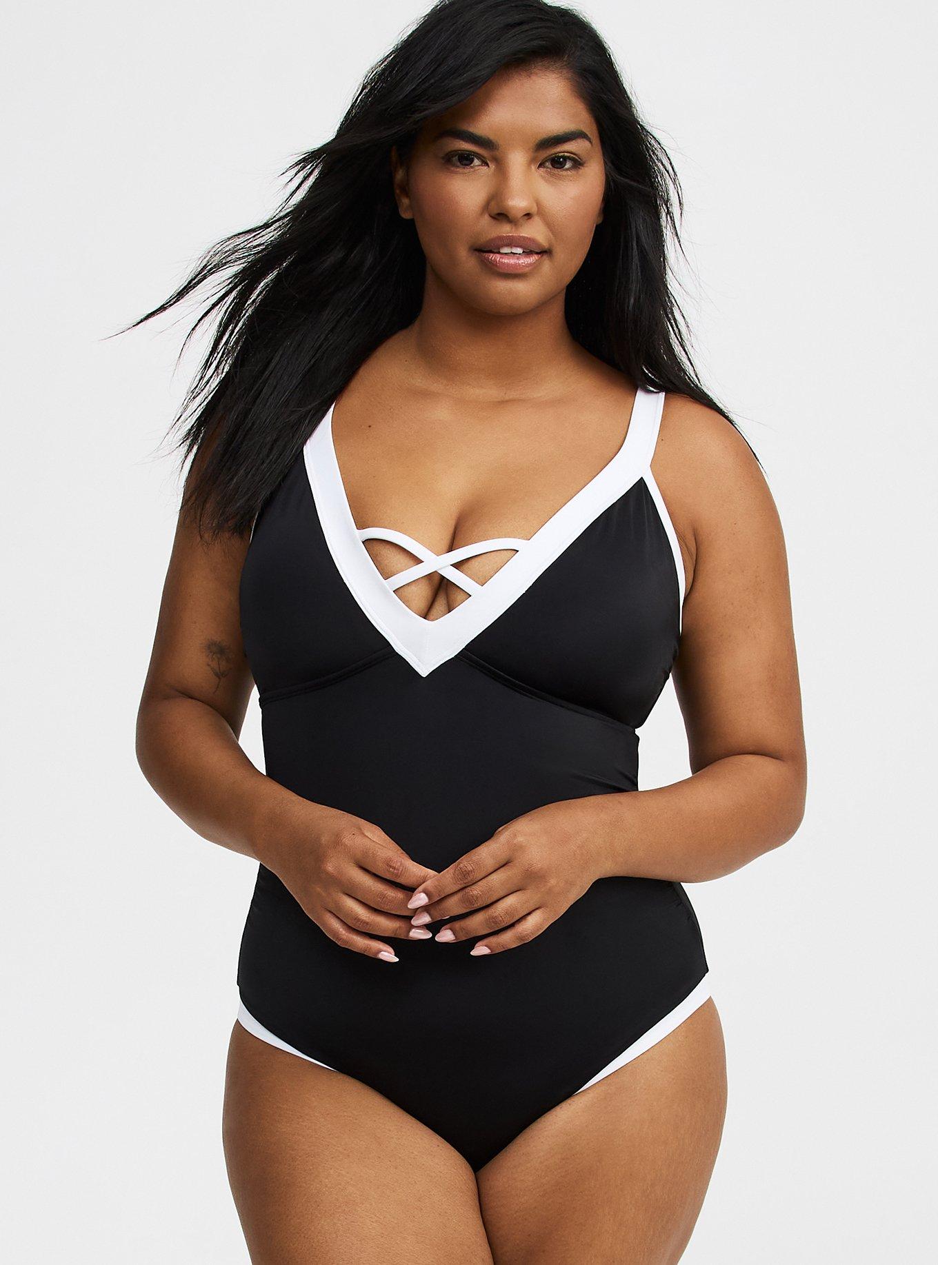 Wire-Free Strappy Cheeky One Piece Swimsuit