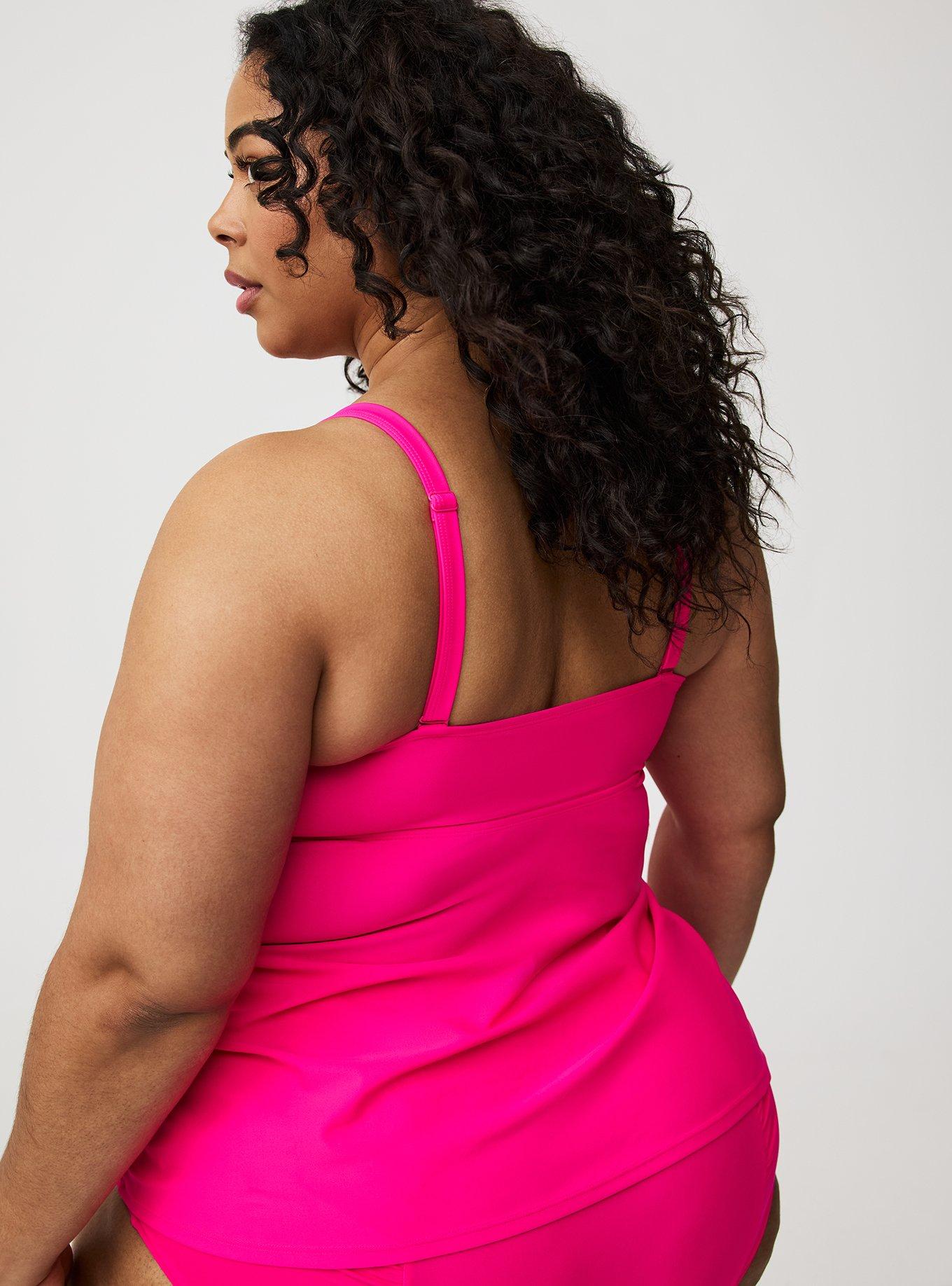 Wire-Free Strappy Ruched Tankini
