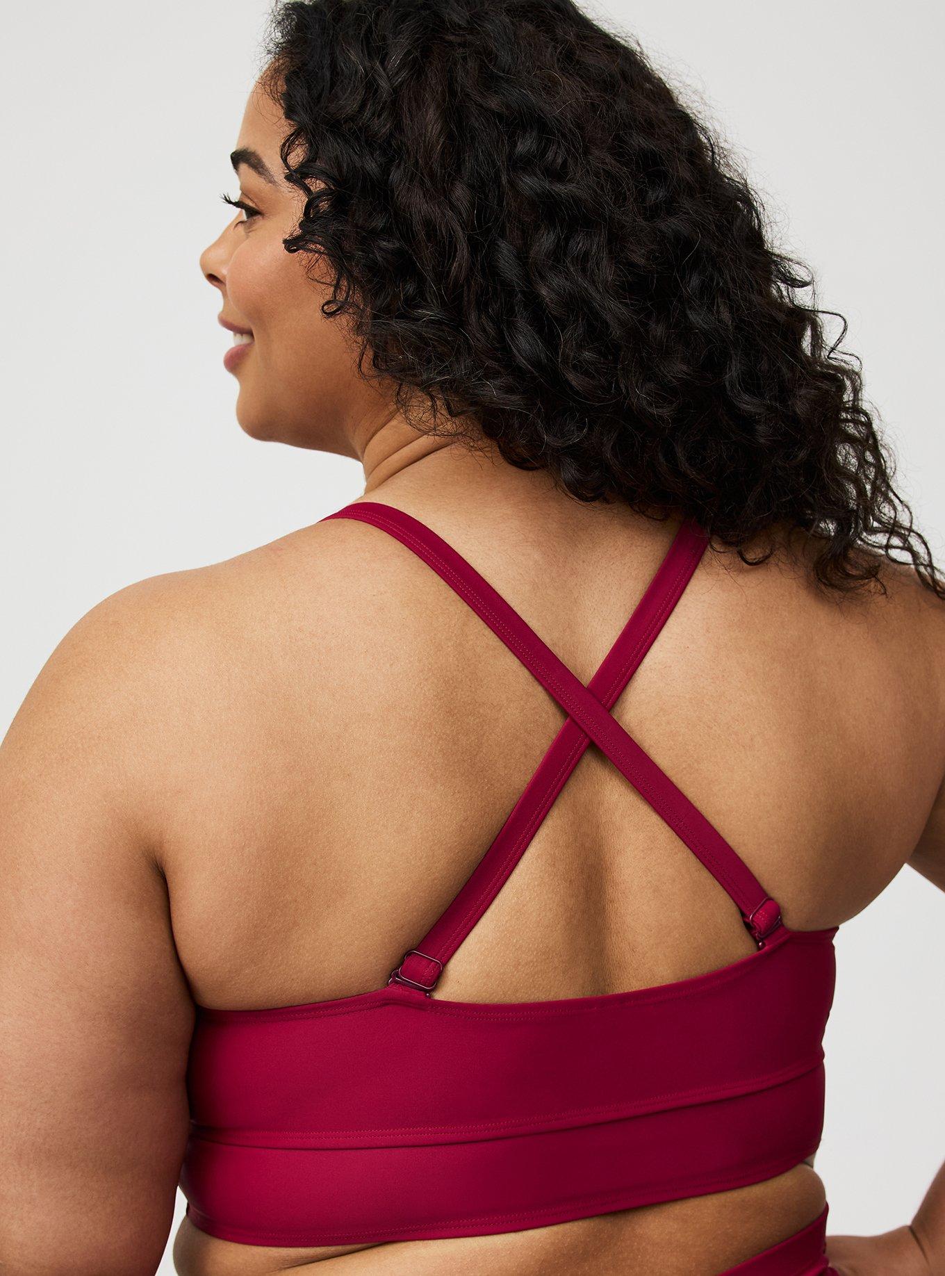 Wire-Free Heart Ring Triangle Bikini