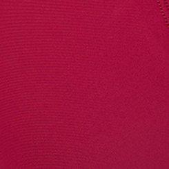 Wire-Free Triangle Bikini Top with Heart Detail, RED PLUM, swatch