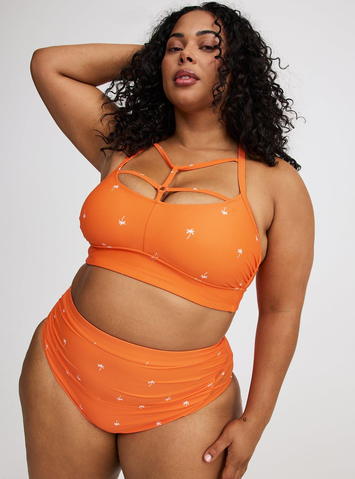 Wire-Free Scoop Strappy Bikini Top