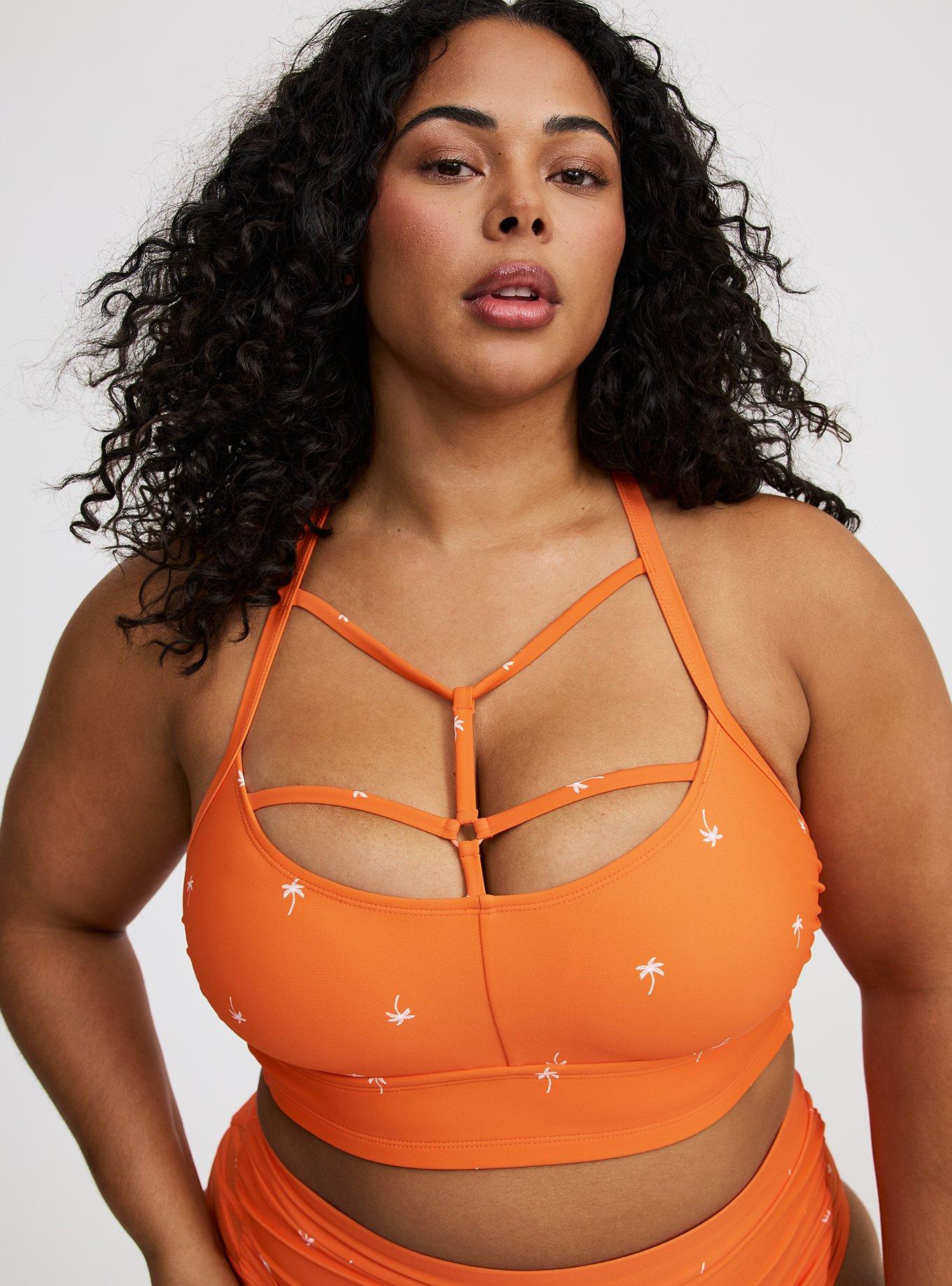 Wire-Free Scoop Strappy Bikini Top