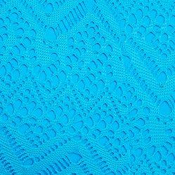 Wire-Free Crochet One Piece Swimsuit, BLUE SEA, swatch