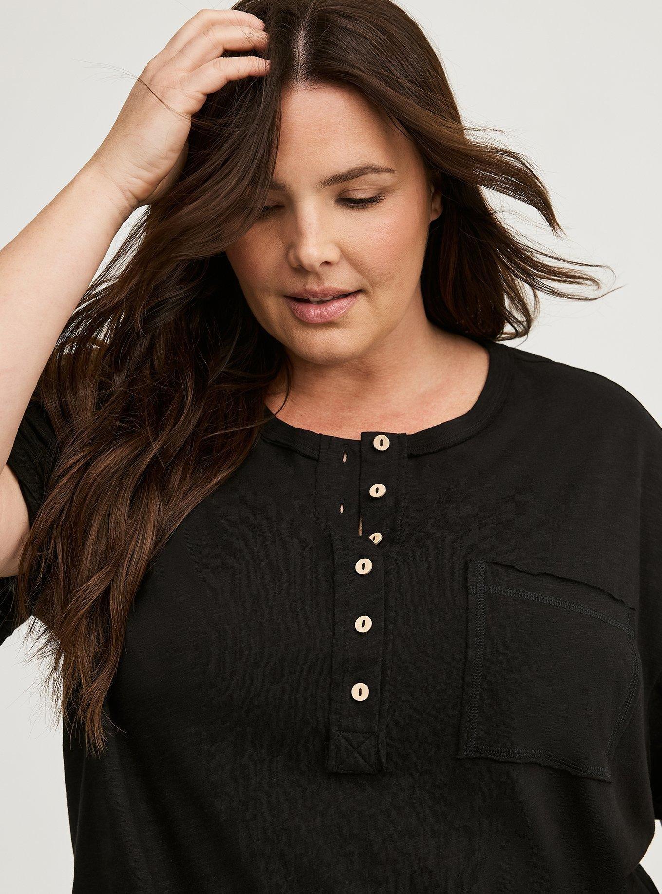 V-Neck Heritage Slub Henley