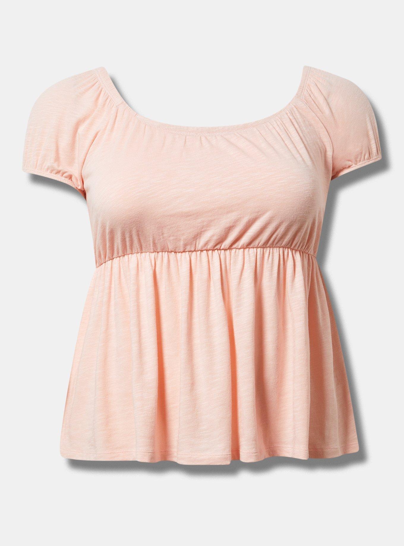 Babydoll Scoop Neck Top