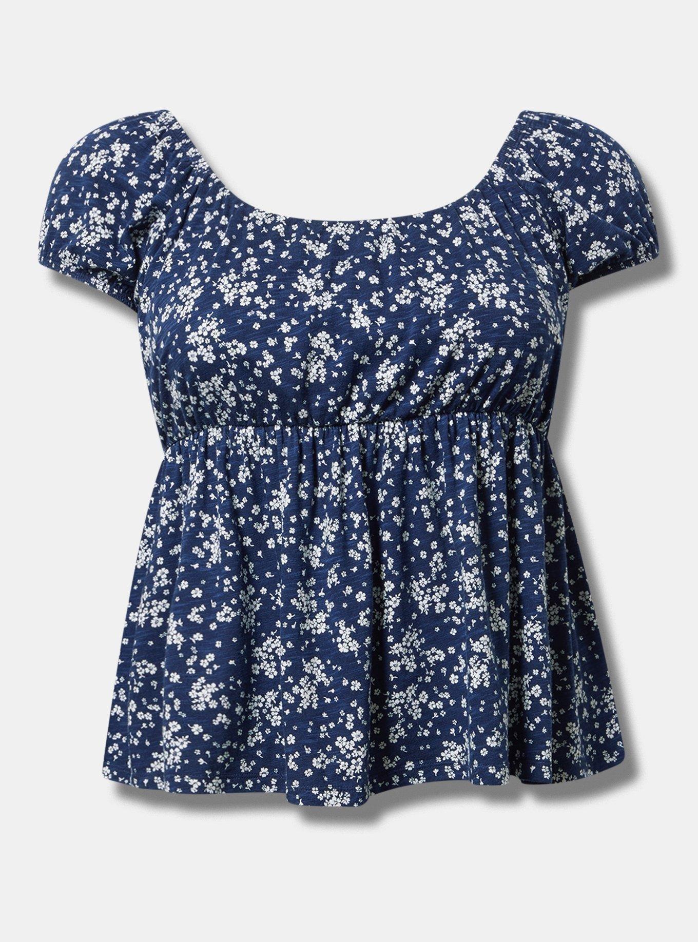 Babydoll Scoop Neck Top