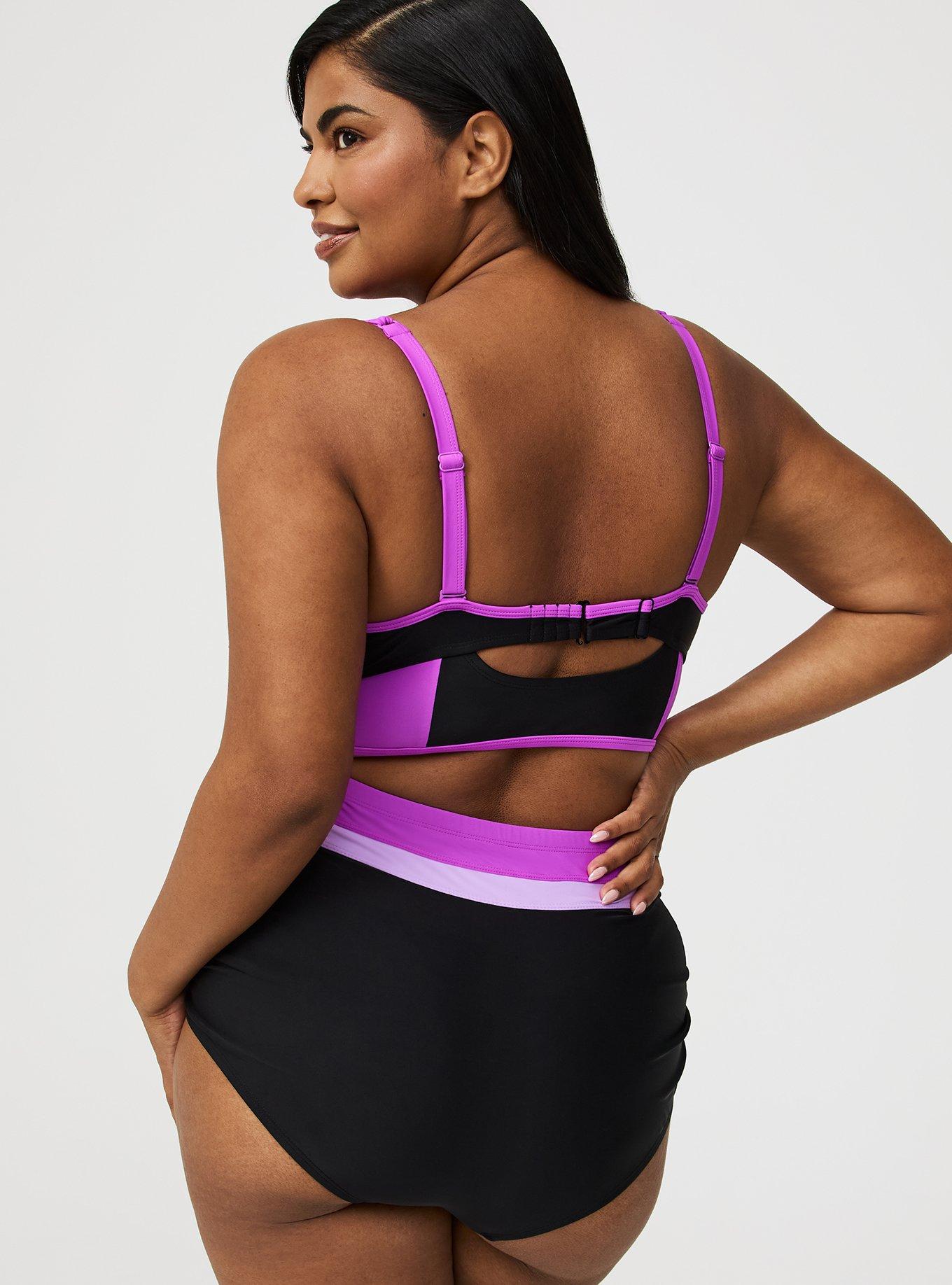 Lightly Lined Ruched Swim Bottom