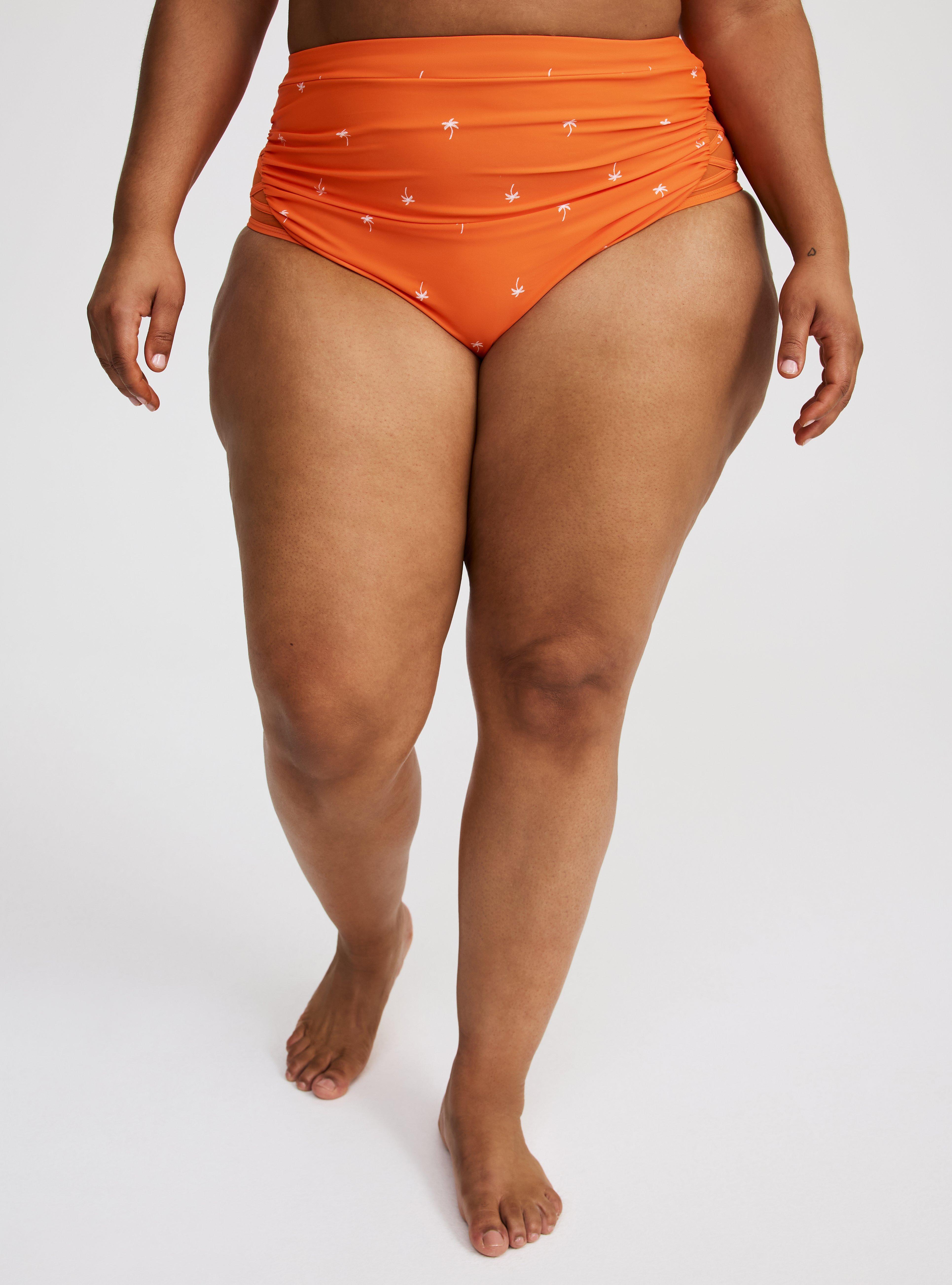 Laced Sides Mesh Swim Bottoms