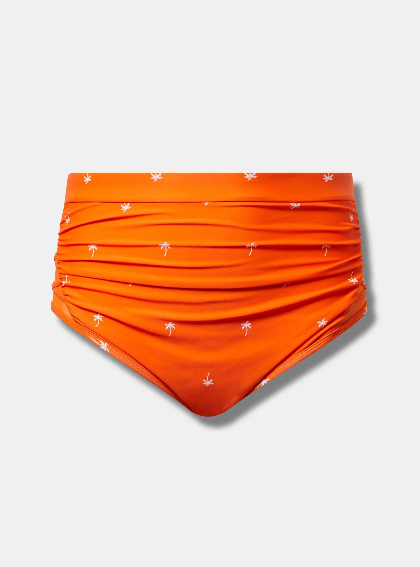 Laced Sides Mesh Swim Bottoms