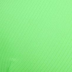 Wire-Free Ribbed Triangle Tankini, ACID GREEN, swatch