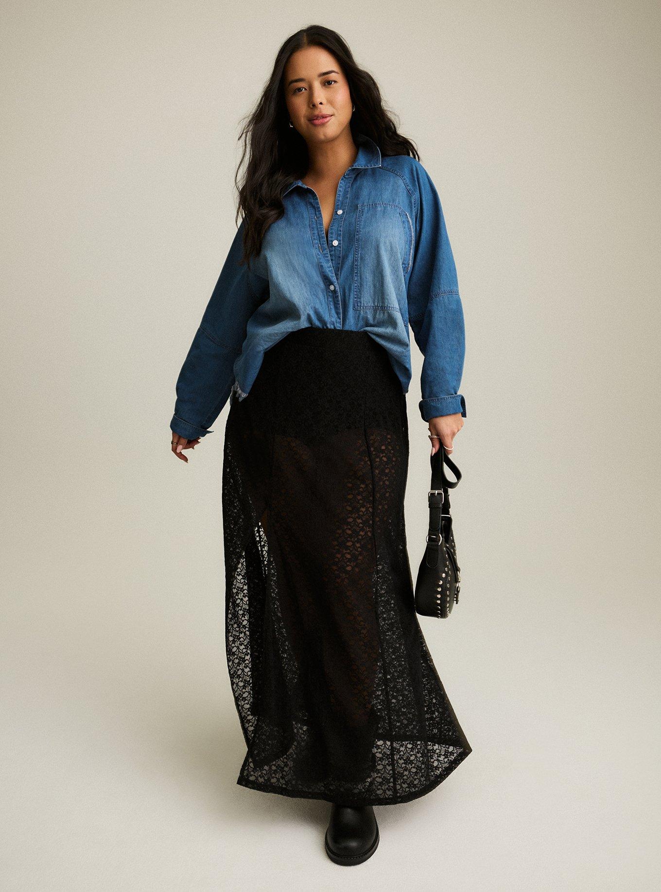 Festi Denim Button-Up Shirt