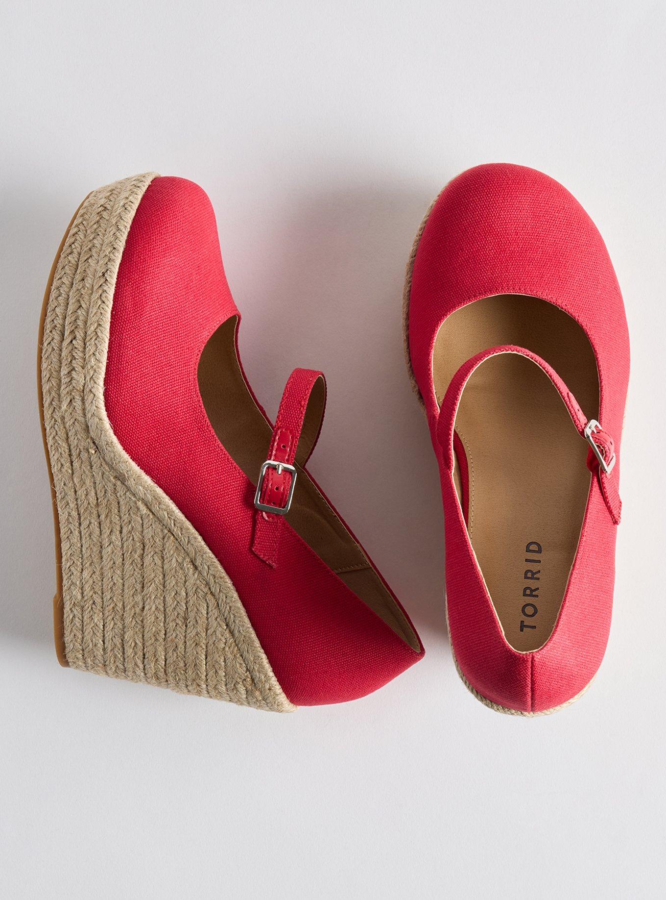 Mary Jane Wedge (WW), RED, hi-res