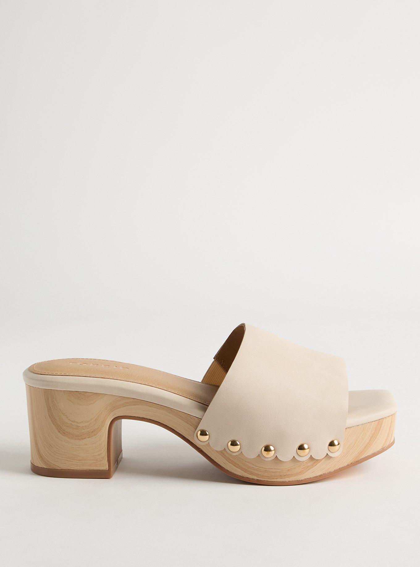 Block Heel Heel Mule (WW)