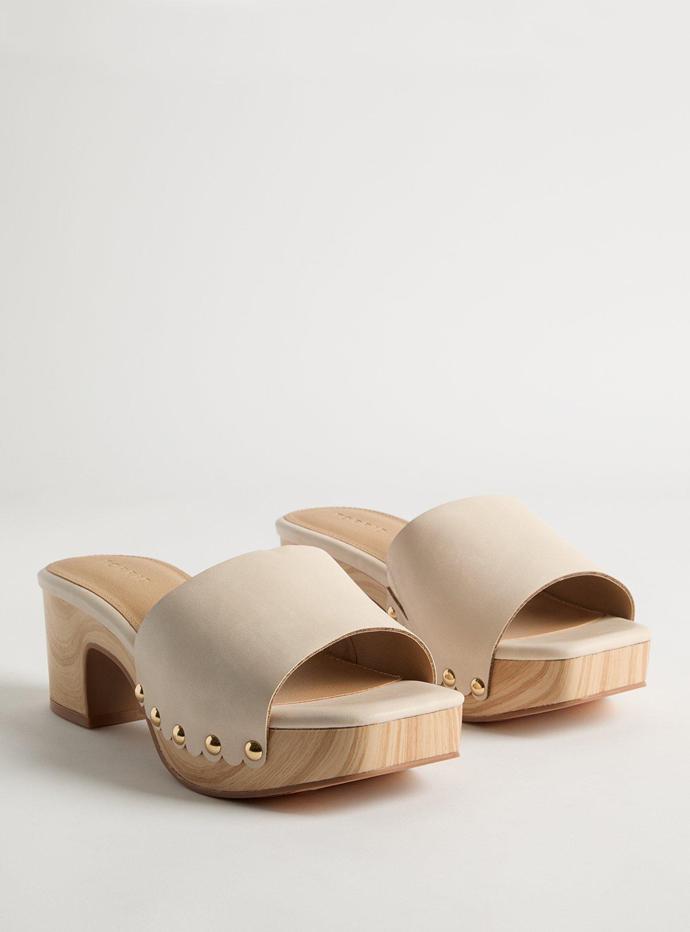 Block Heel Heel Mule (WW)