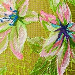 Lace Strappy Underwire Bra, ACID LIME, swatch