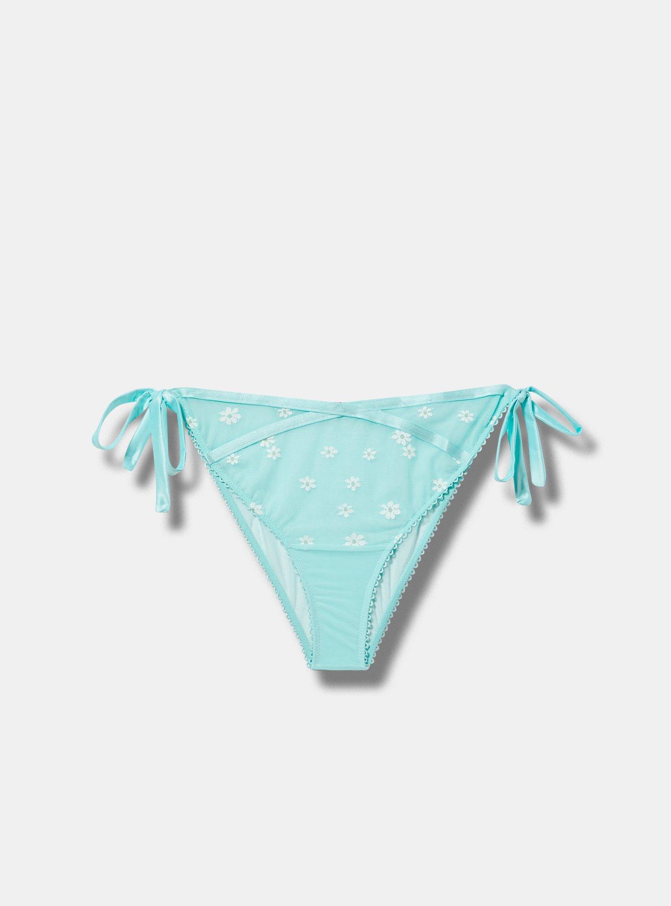 Daisy Lace Side-Tie Tanga Panty