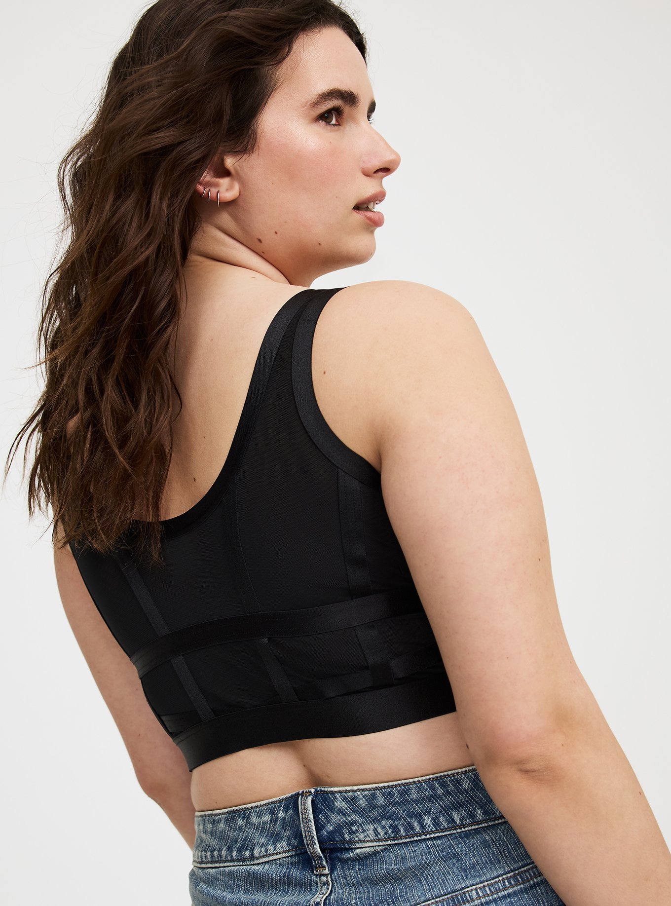 Plus Size - Mesh Regency Punk Bustier - Torrid
