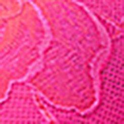 Lace Underwire Point D'Esprit Babydoll, CANDY POP PINK, swatch