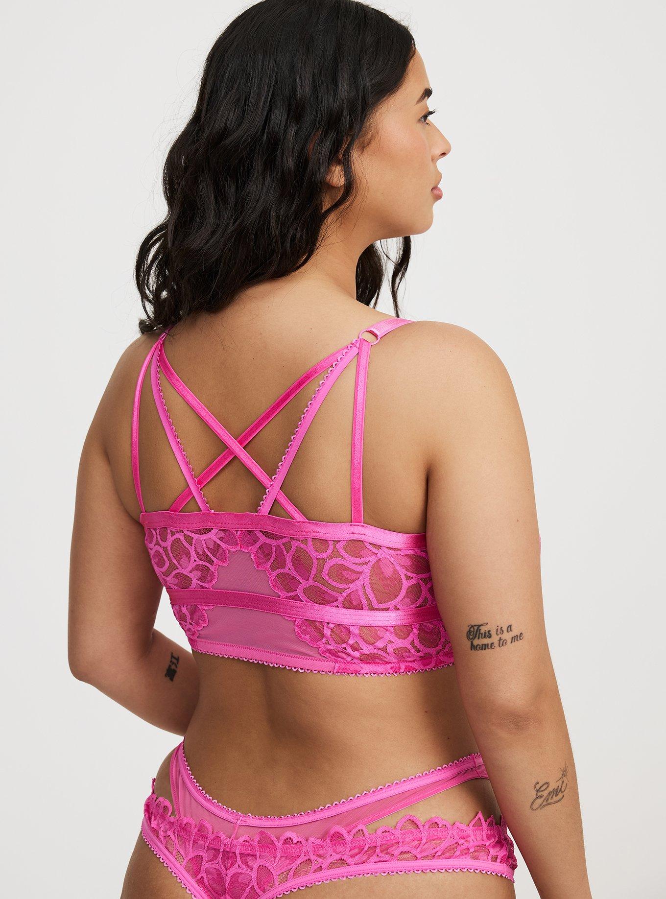 Aphrodite Lace Split-Leg Thong Panty