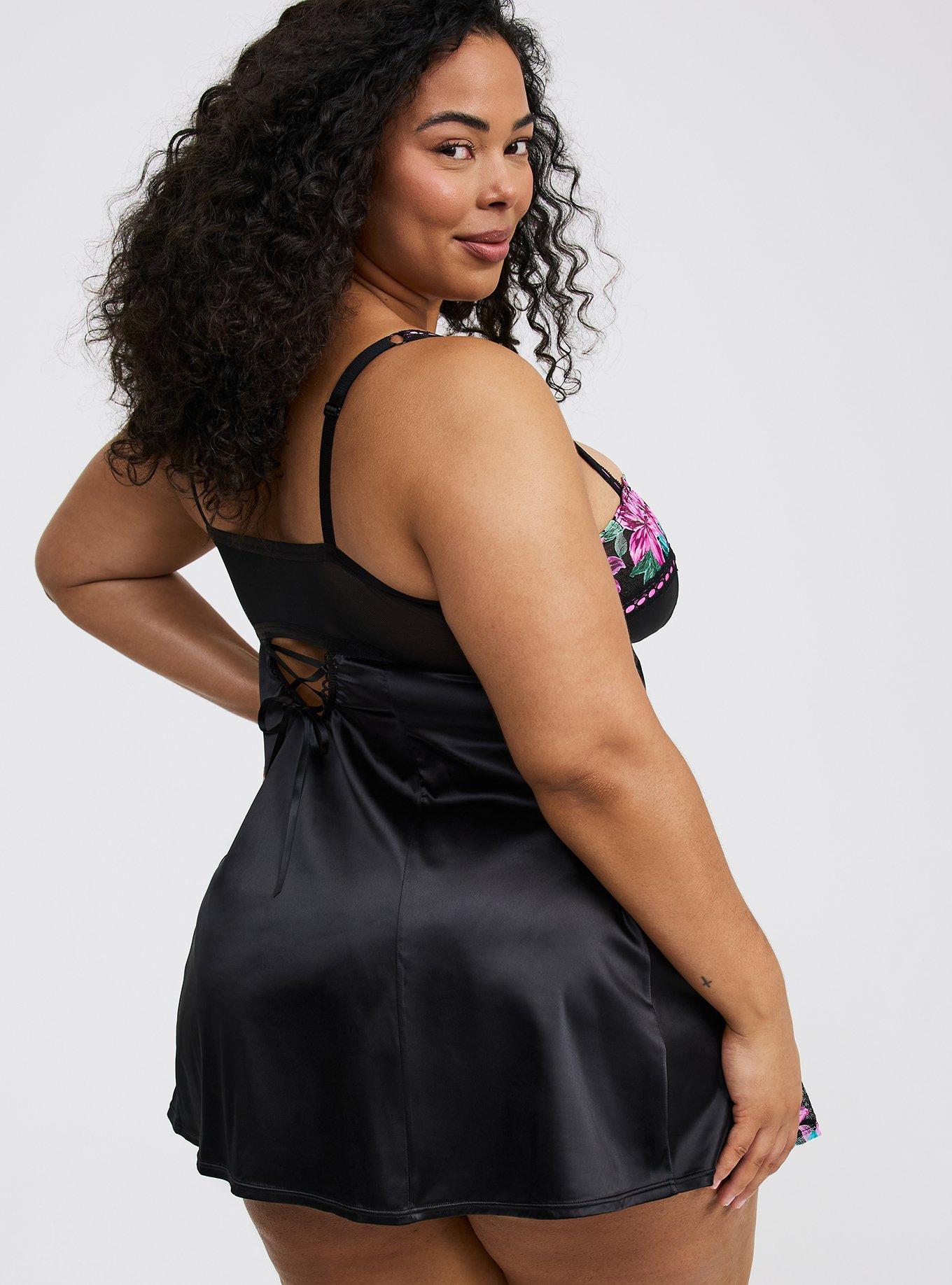 Nova Ribbon Slot Fit-And-Flare Dress