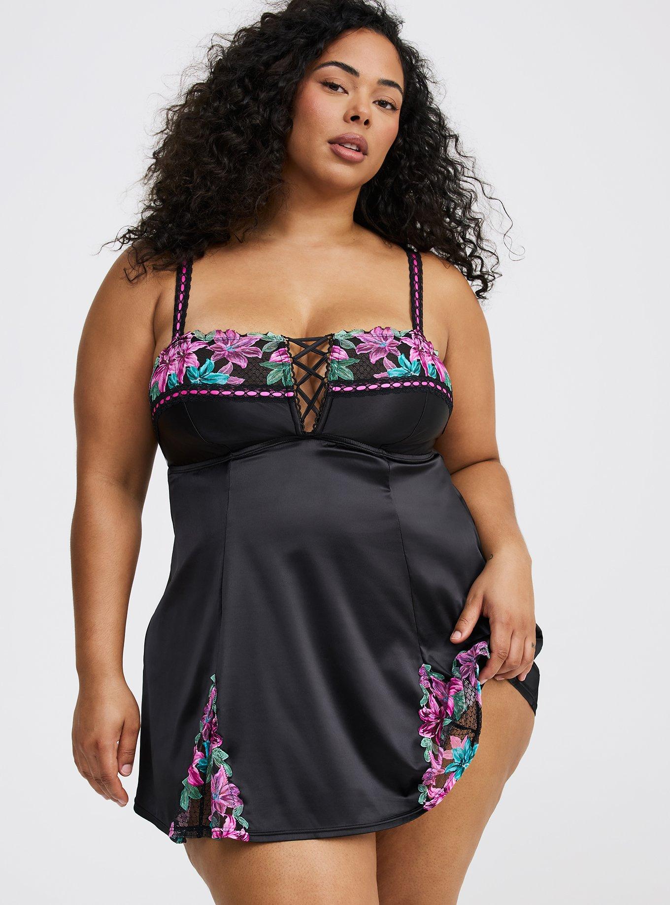 Nova Ribbon Slot Fit-And-Flare Dress