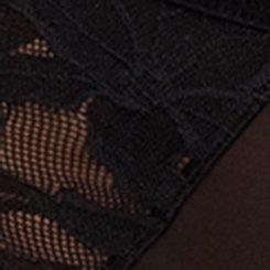 Lily Lace Mid-Rise Hipster Panty, RICH BLACK, swatch