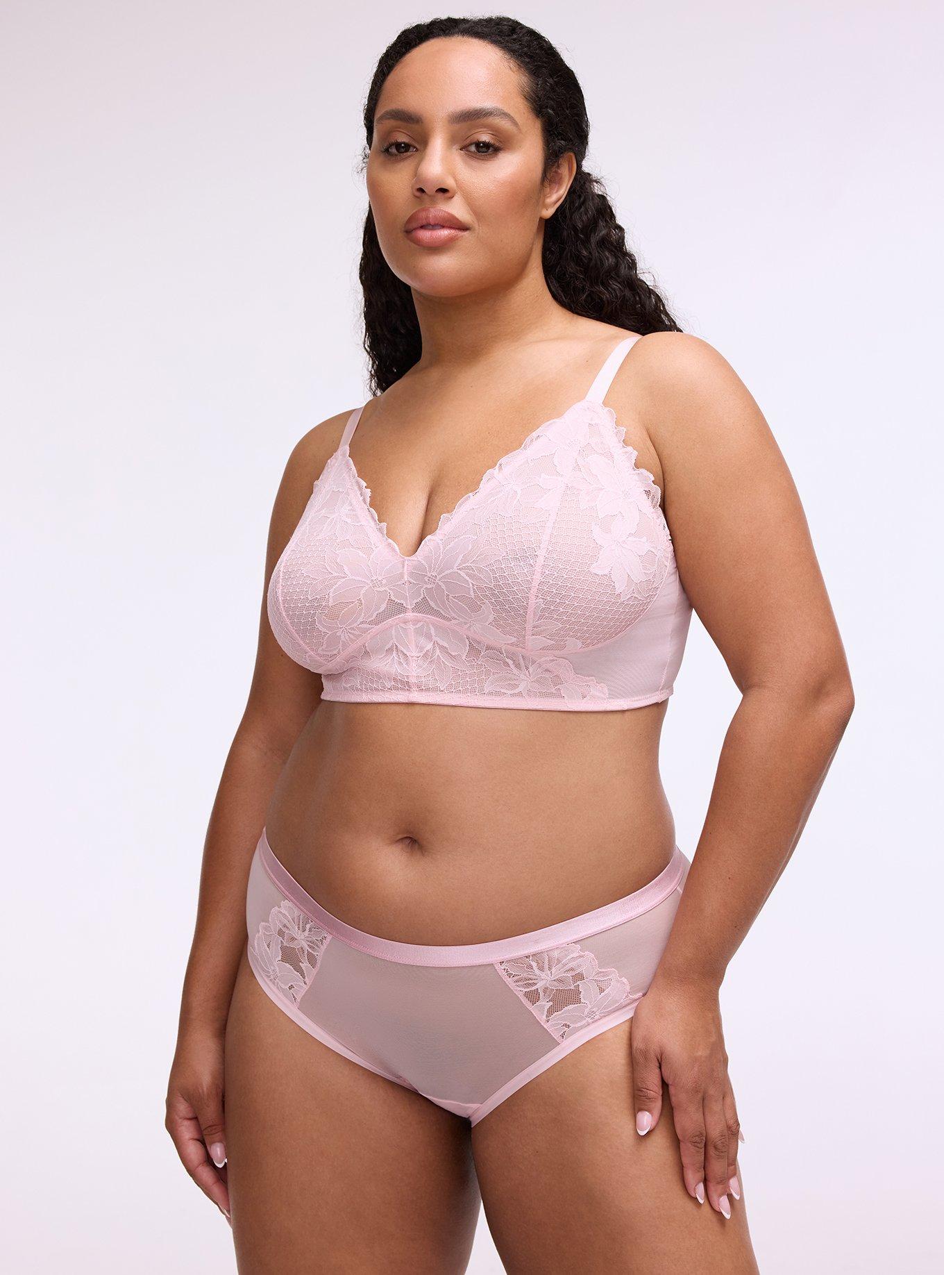 Lily Lace Mid-Rise Hipster Panty, PARFAIT PINK, hi-res