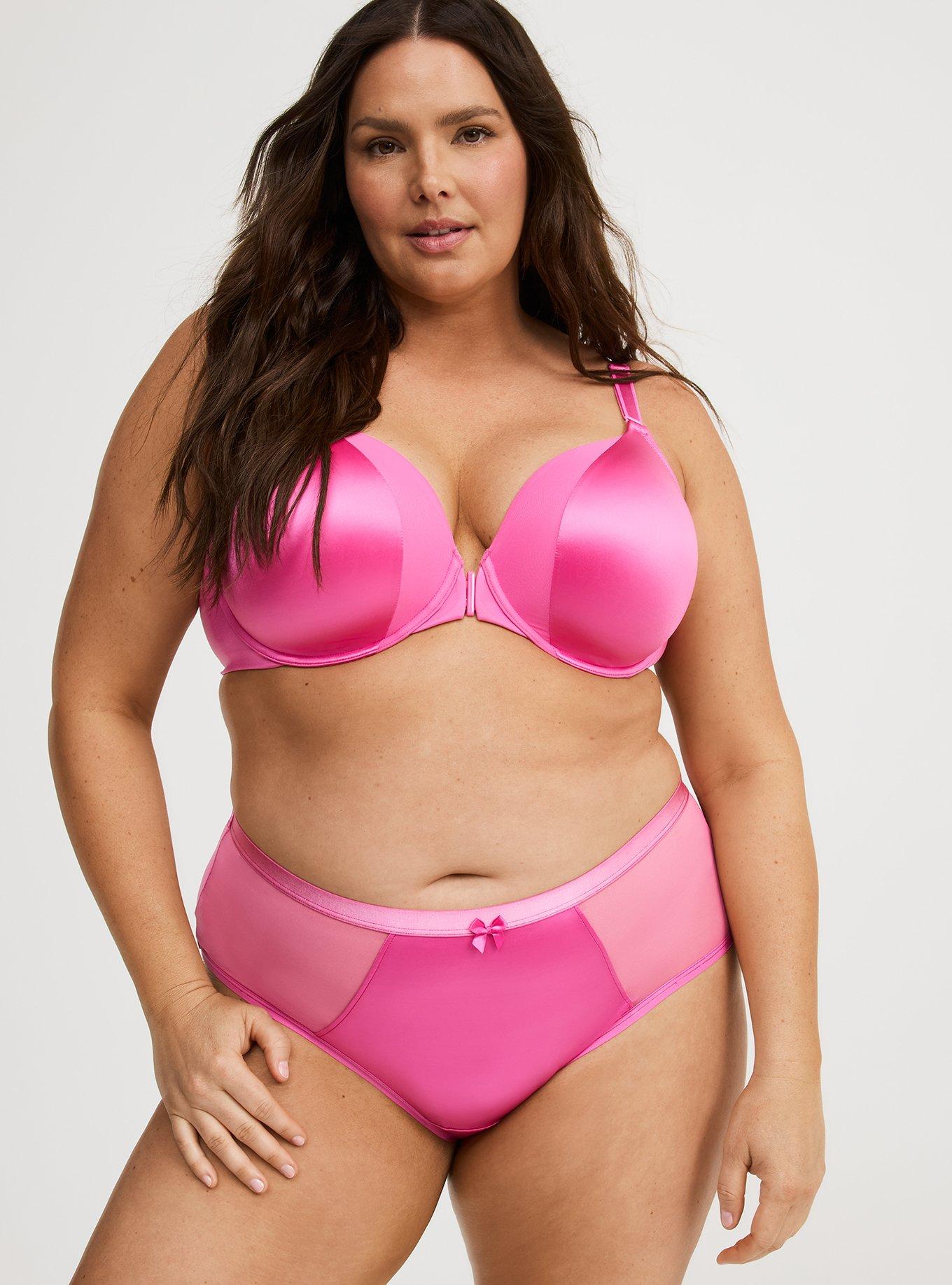 Shine Mesh Mid-Rise Cheeky Panty