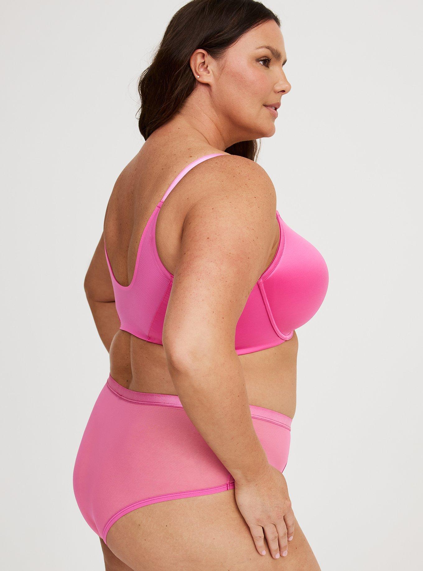 Shine Mesh Mid-Rise Cheeky Panty