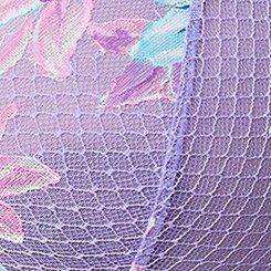 Plus Size Unlined Lily Lace Bralette, VIOLET TULIP, swatch