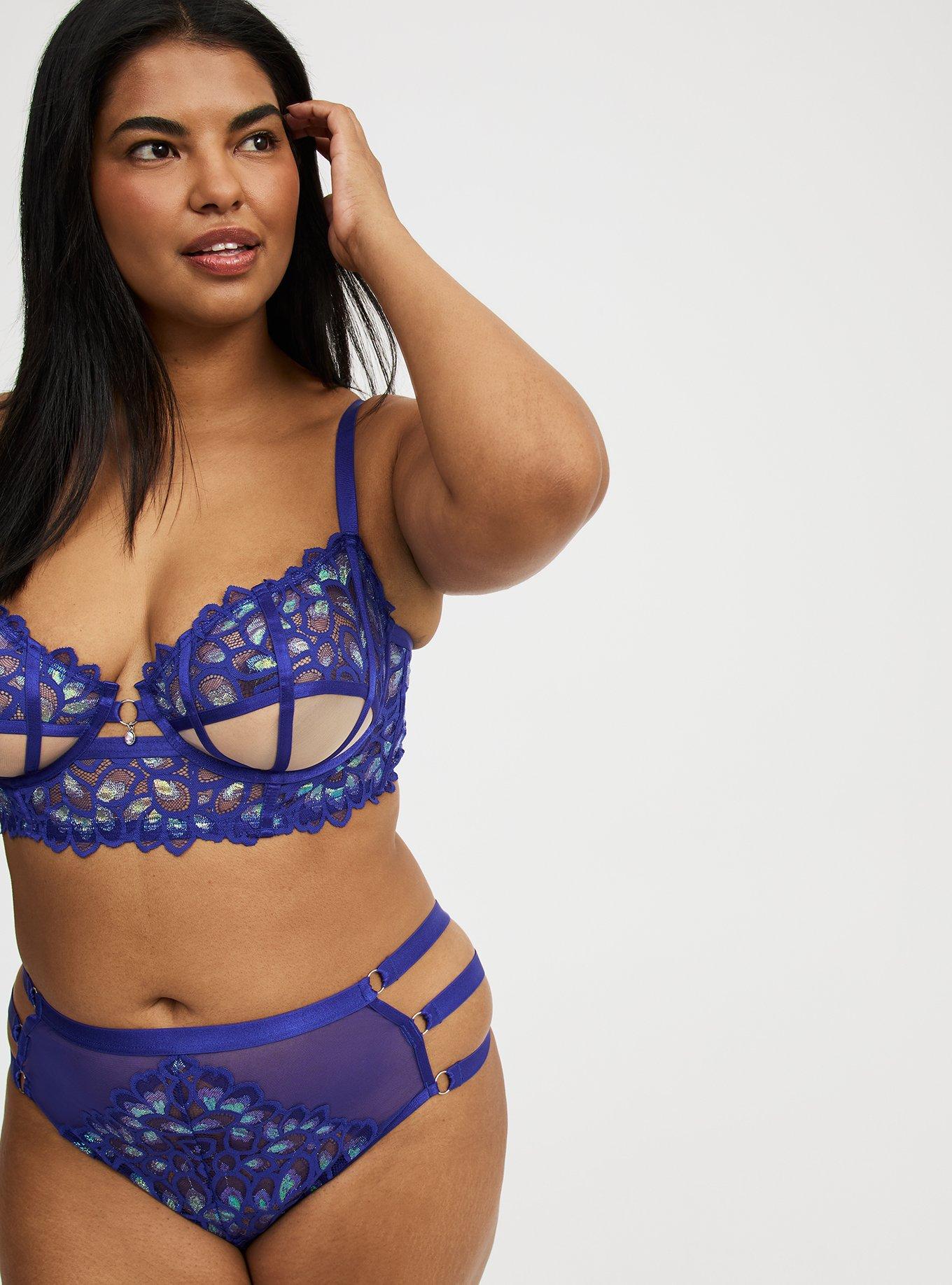 Aphrodite Lace Cutout Underwire Bra