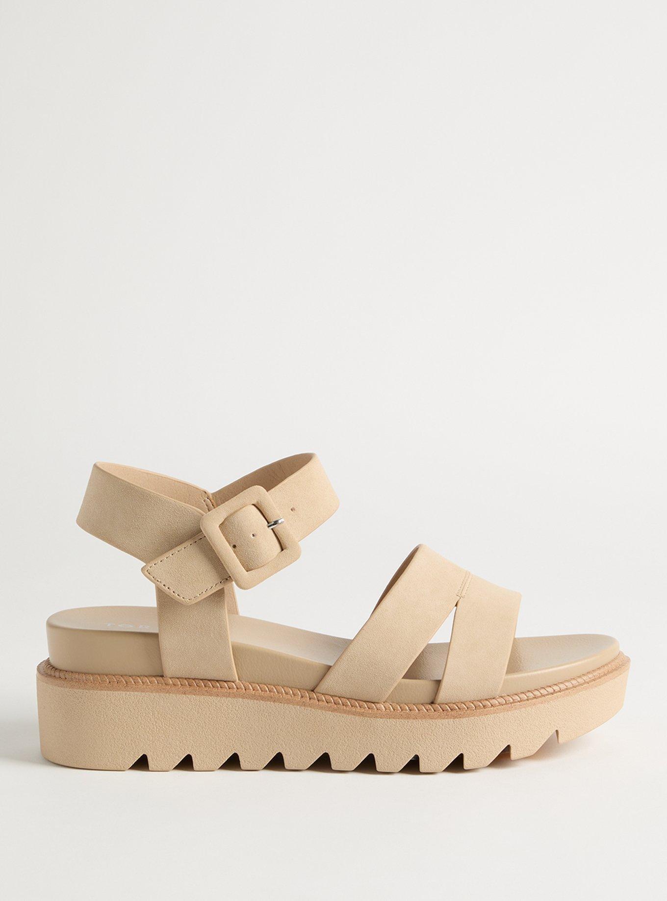 Two-Strap Flatform Sandal (WW)