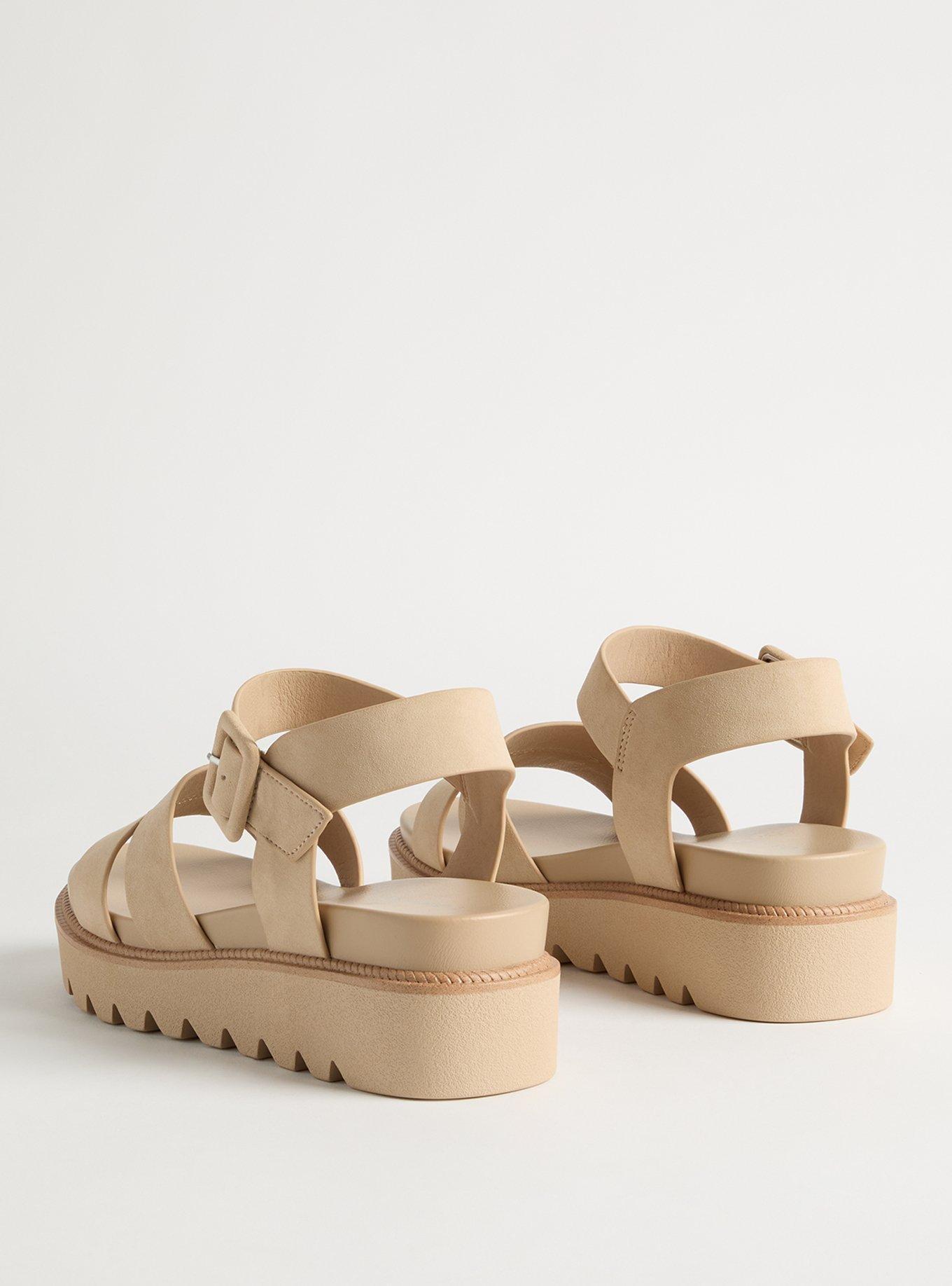 Two-Strap Flatform Sandal (WW)