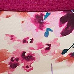 Plus Size Mid-Rise Second Skin Cheeky Panty, ROBIN FLORAL, swatch