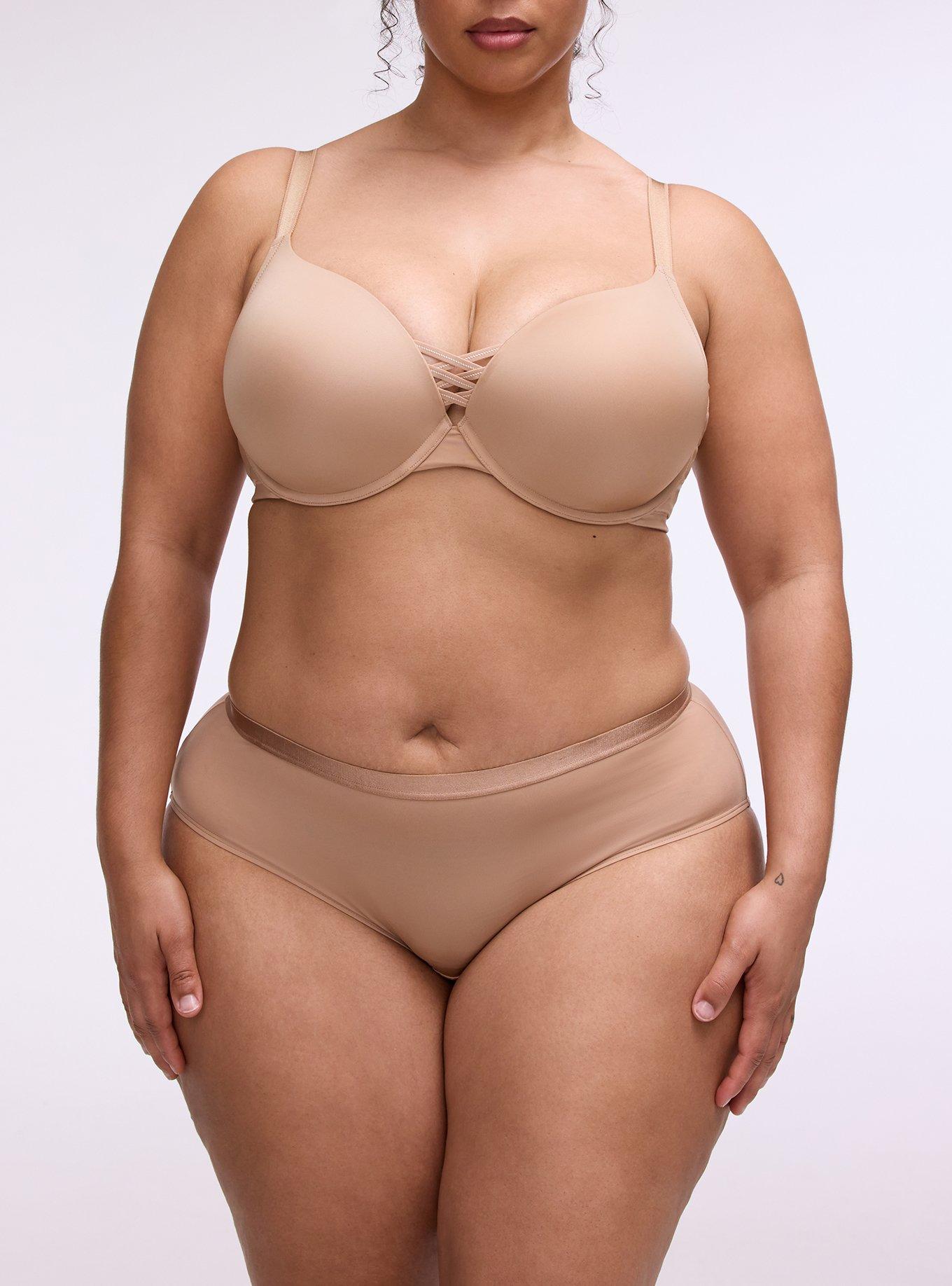 Second Skin Mid-Rise Hipster Panty, LATTE TAN, alternate