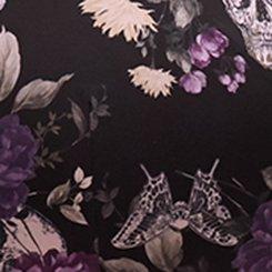Plus Size Second Skin Mid-Rise Hipster Panty, CONSTANCE FLORAL BLACK, swatch