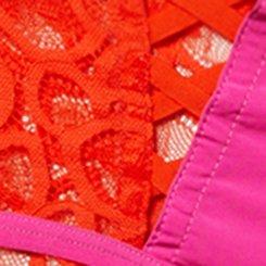 Mid-Rise Aphrodite Lace Hipster Panty, CANDY POP PINK, swatch