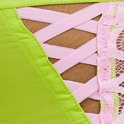 Mid-Rise Aphrodite Lace Hipster Panty, ACID LIME, swatch