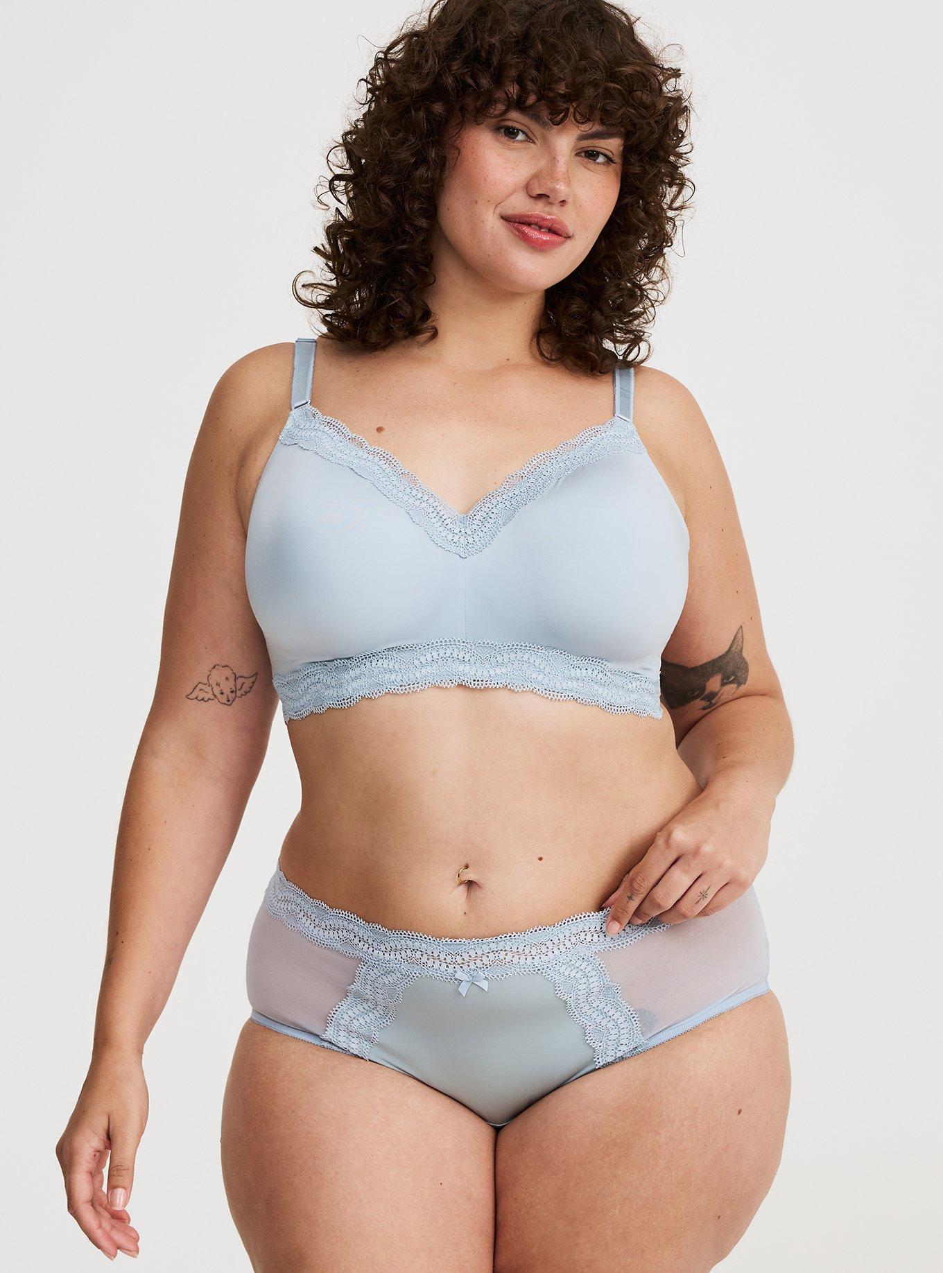 Mesh Mid-Rise Cheeky Panty