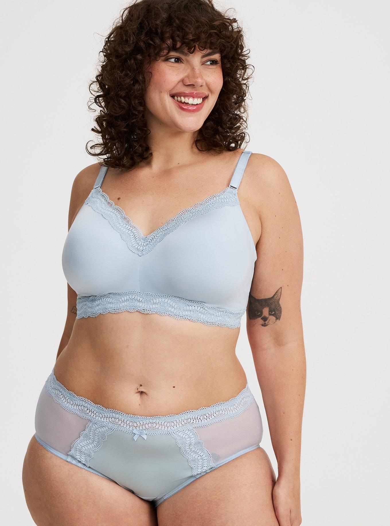 Mesh Mid-Rise Cheeky Panty