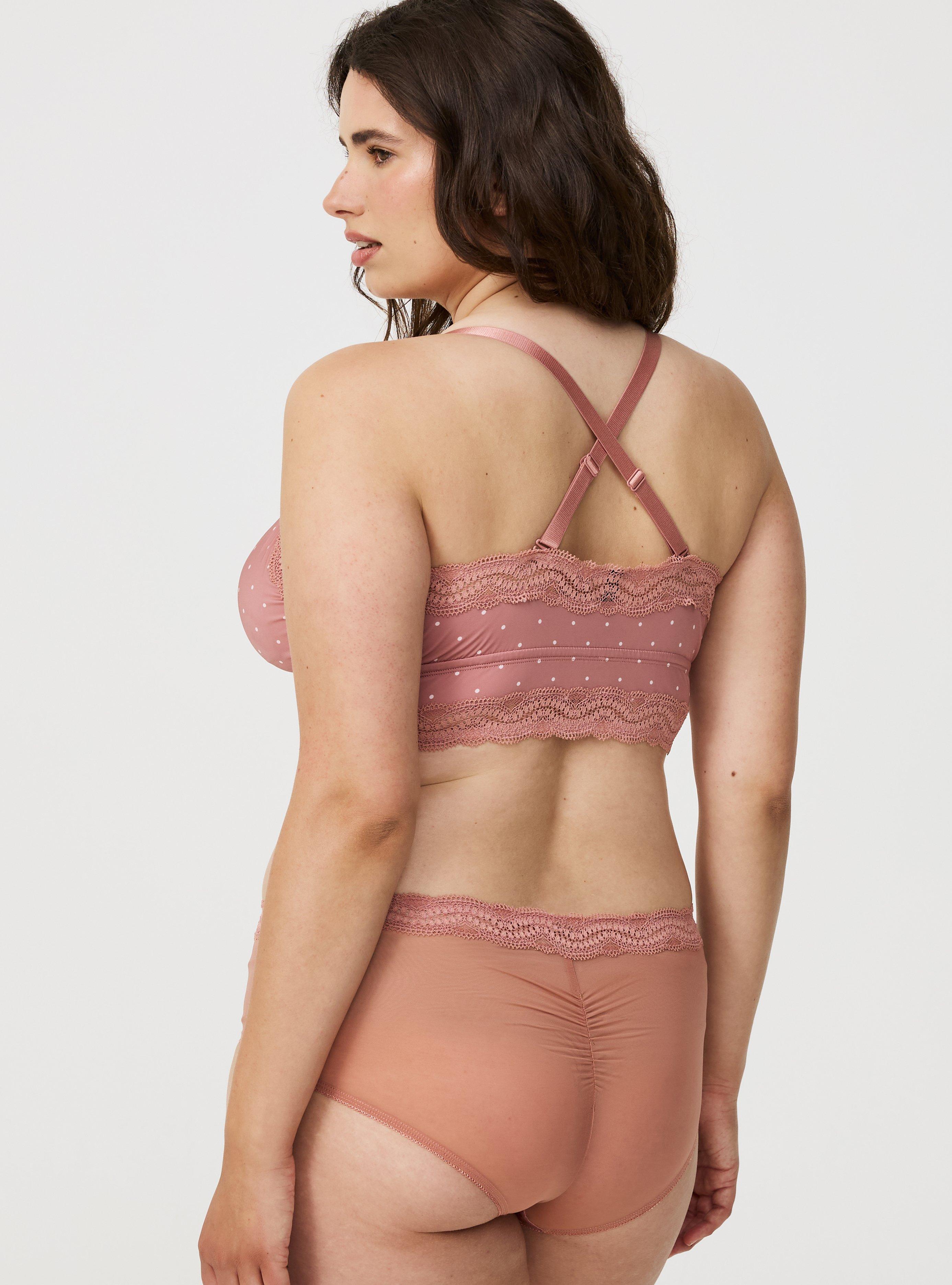 Mesh Mid-Rise Cheeky Panty