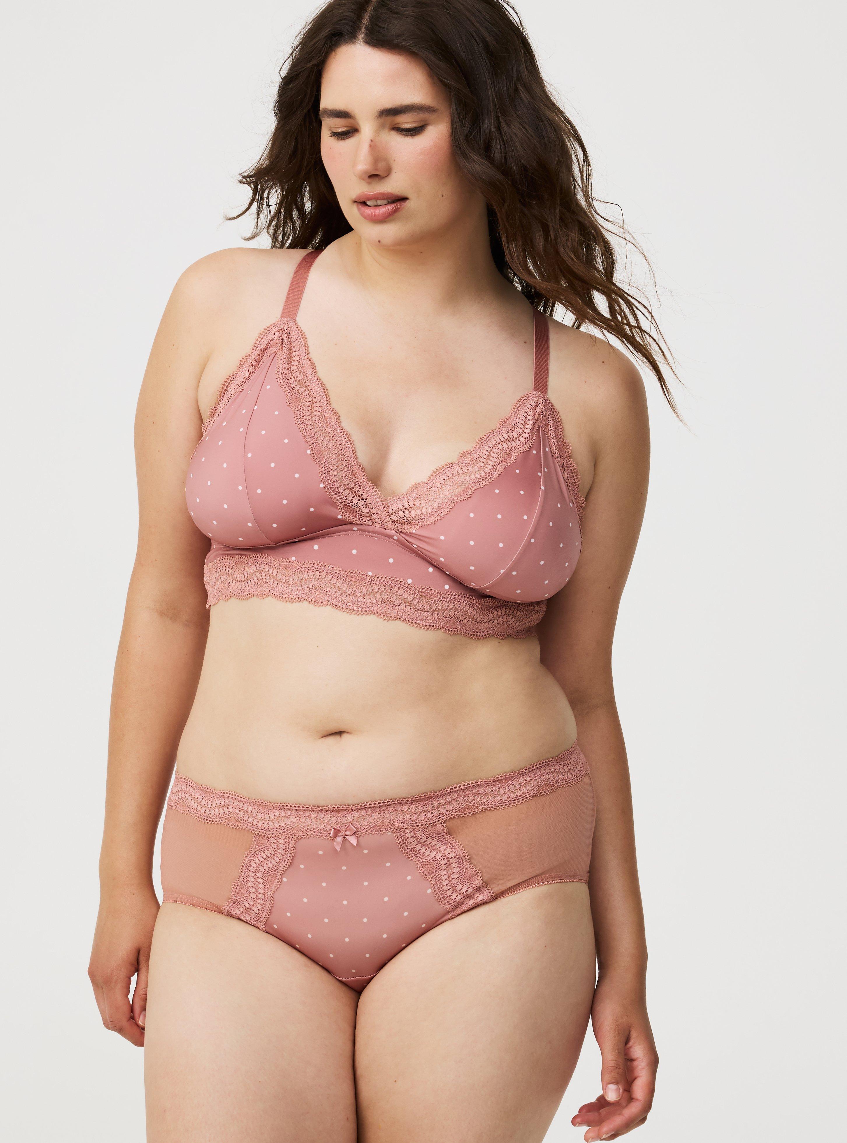 Mesh Mid-Rise Cheeky Panty