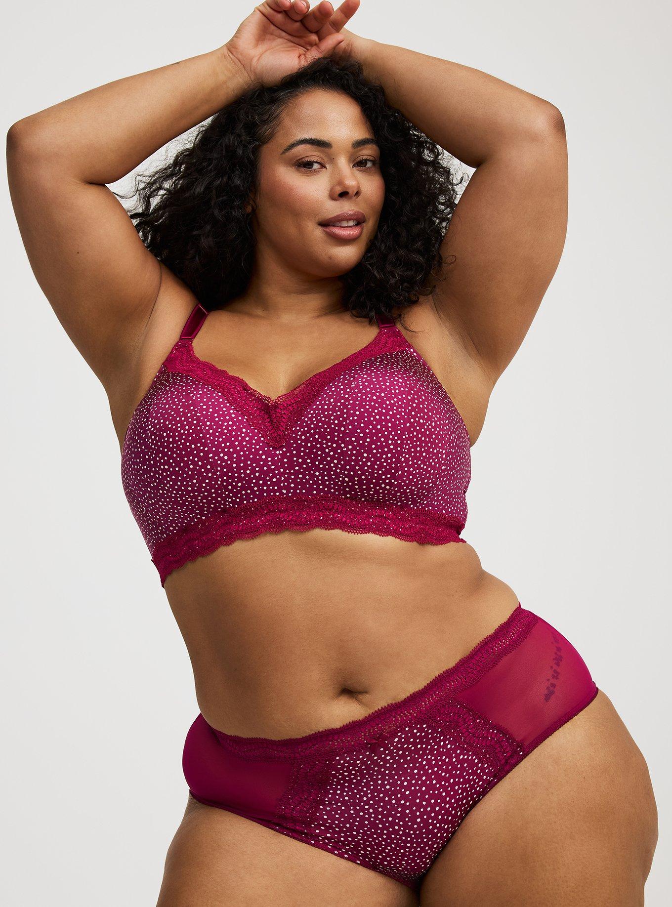 Mesh Mid-Rise Cheeky Panty
