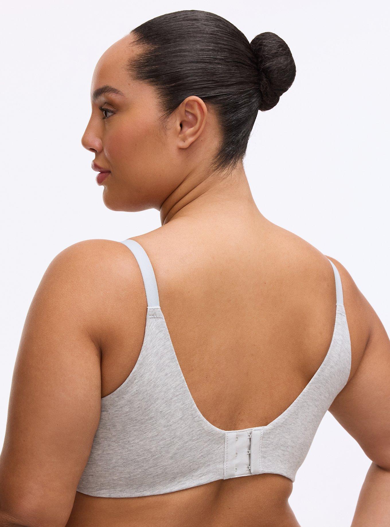 Dream Wire-Free Cotton Bra, LIGHTEST HEATHER GREY, alternate