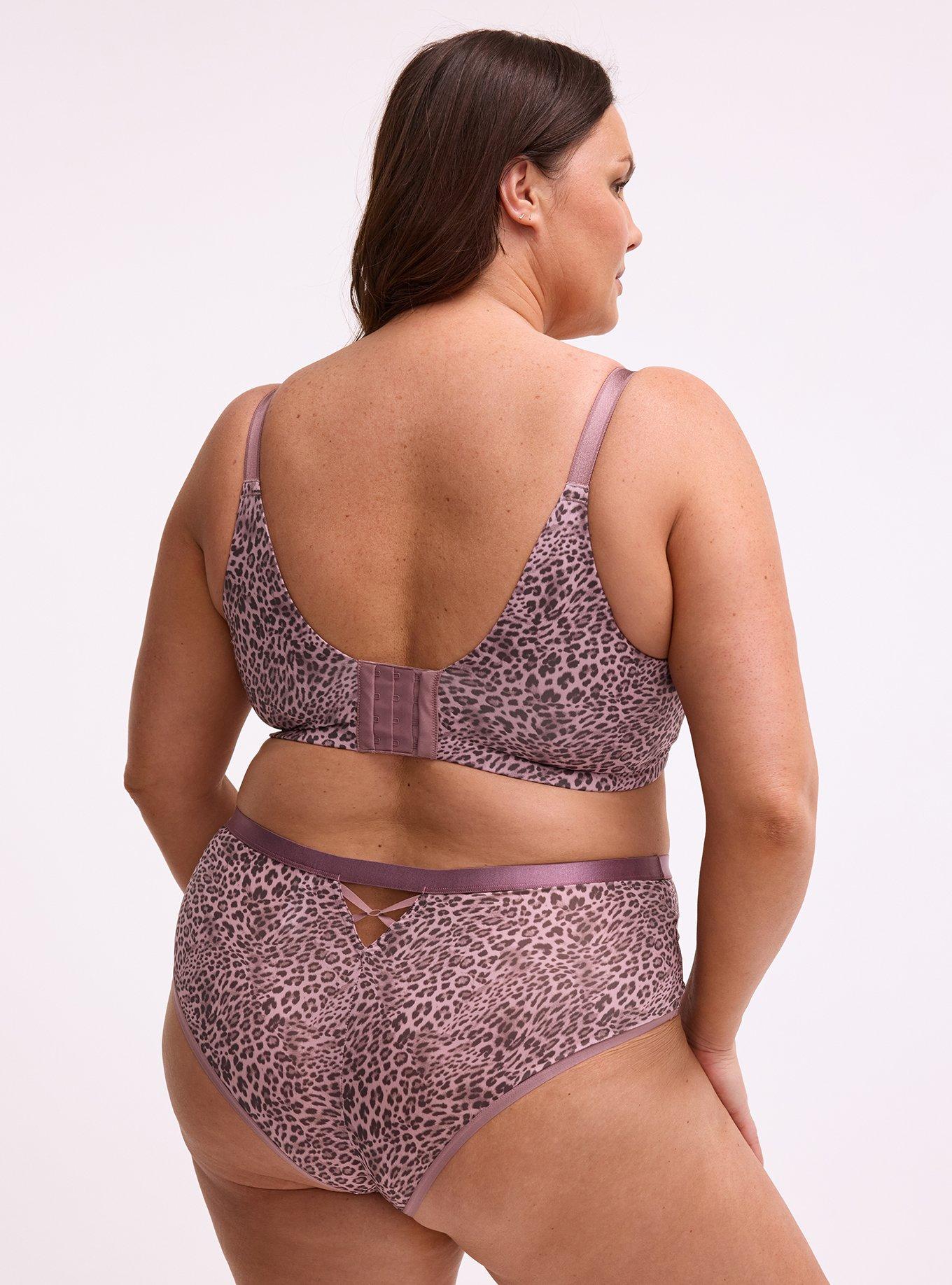 Wire-Free Push-Up Smooth Bra, CLASSIC LEOPARD KEEPSAKE LILAC, alternate